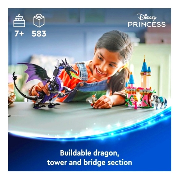 LEGO Disney #43240 Princess Maleficent's Dragon Form (Aurora) - **NIB** - Picture 3 of 7